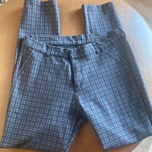 Kut from the Kloth plaid straight leg Sz 12